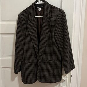 Sag Harbor Multicolor Houndstooth Blazer